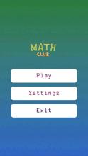 Math Club: Train your Brain & Challenge Friends截图1