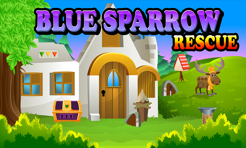 Blue Sparrow Rescue Game -173截图1