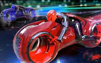 Tron Bike Racing Games Free - Tricky Bike Stunts截图2