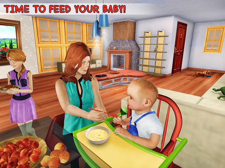 Virtual Family New Baby Single Mom Adventure截图3