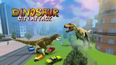 Angry Dinosaur Simulator Games: City Attack 3D截图2