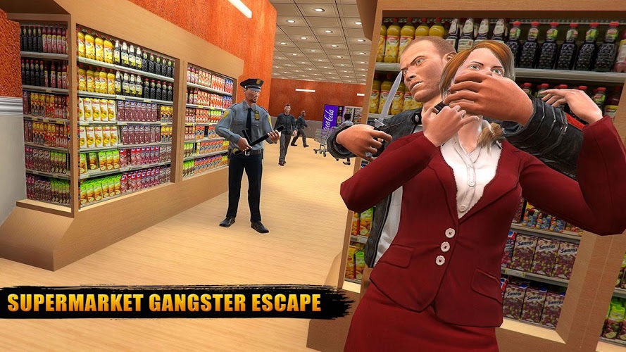超市罪犯逃生3D截图1