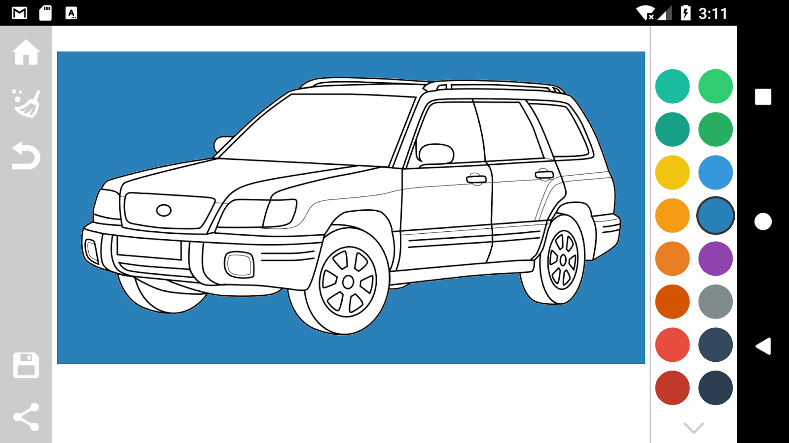 Japanese Cars Coloring Book截图1