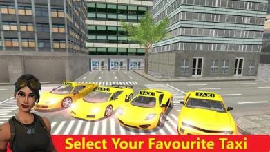 Crazy taxi rush city holiday game截图5