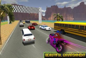 Super Hero Bike Highway Stunts截图1