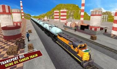 Indian Train Oil Tanker Uphill Train Simulator截图5