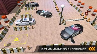 Police Parking Car Games 3D - Parking Free Games截图3