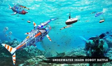 US Army Robot Shark Submarine Transform Robot Game截图2