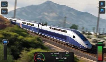 Train Driving 2018 - Fast Train Driver Traveller截图2