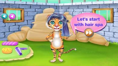 Crazy zoo hairstyle and makeup salon - girls games截图4