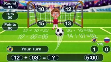 Math Game Kids Soccer截图1