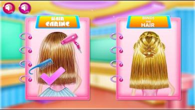 Plaited hairstyles game for little girls截图2