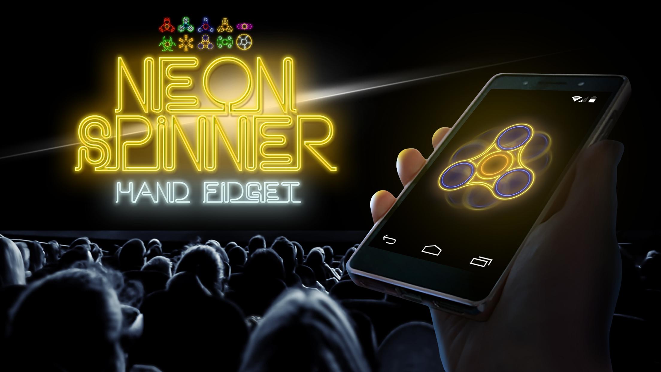 Neon hand fidget spinner截图2