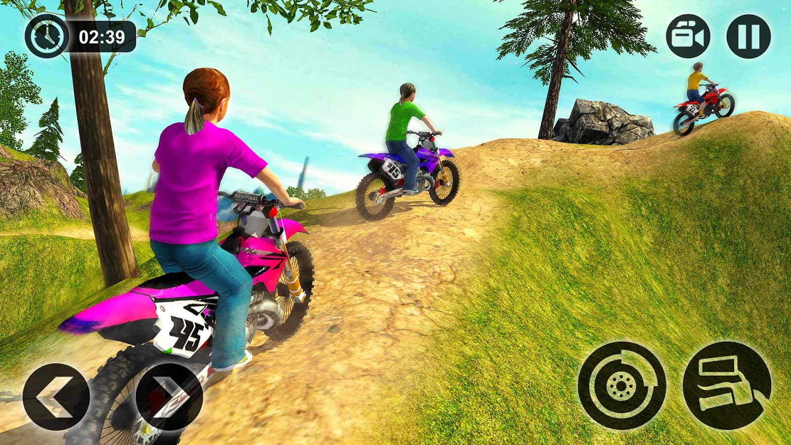 Kids Downhill Mountain Motorbike Riding截图1