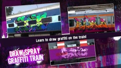 Draw Spray Graffiti Train截图5