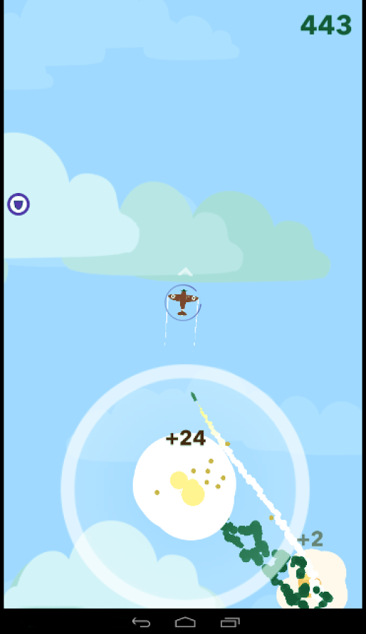 Go Air Plane Flights Sky : Missiles attack &escape截图2