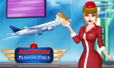 Air Hostess Fashion Girls – Sky Flight Attendants截图1