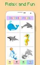 Dolphin And Friends Color By Number - Pixel Art截图5