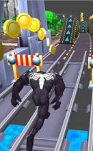 Subway Venom Run vs Spider Surf : Superhero Rush截图1