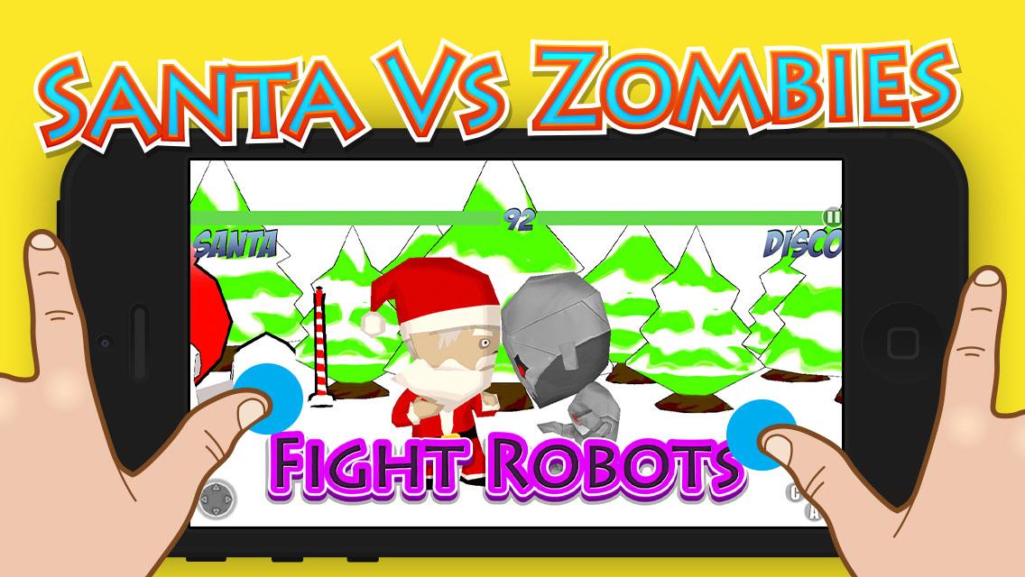 Santa Vs Zombies Fighting 3D截图5