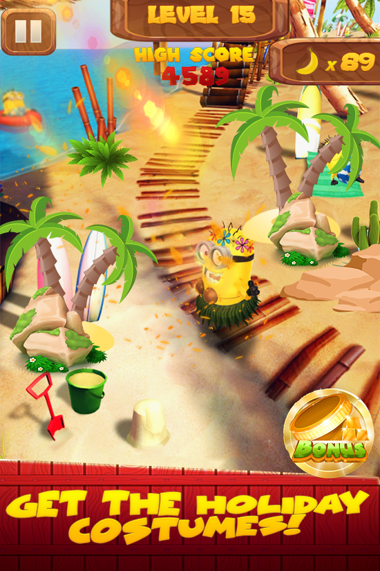 Banana Minion Adventure Rush 3D截图2