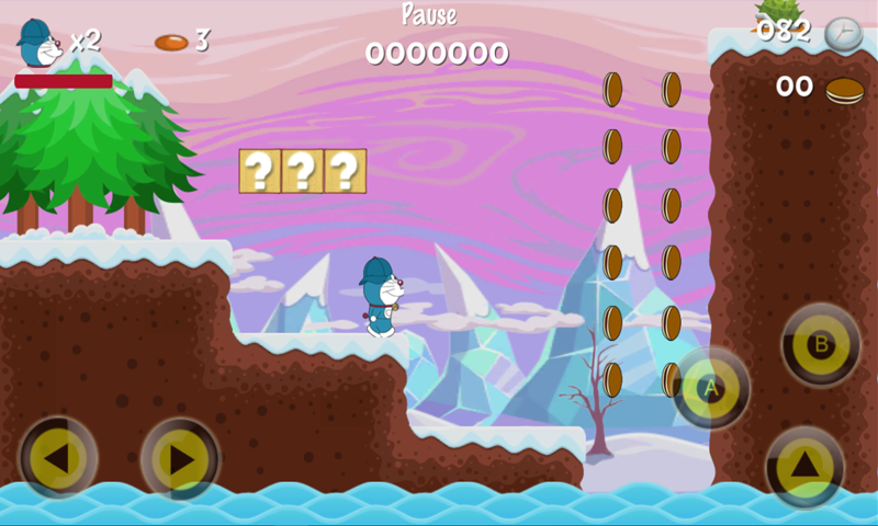 Super Jungle Doraemon Adventures Game截图1