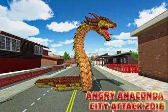 Angry Anaconda City Attack 2018截图1