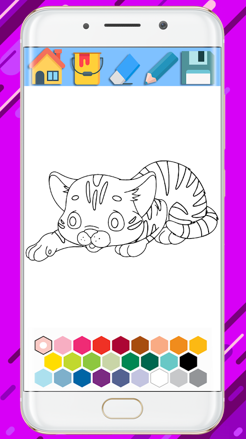 Kitty Coloring Mandala Book - Coloring Kitty Book截图1