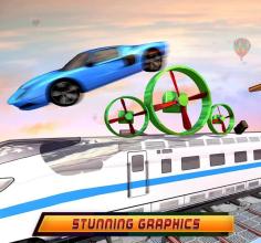 Impossible Mega Ramp: Monster Car Stunts Challenge截图1