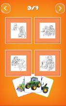 Tractors Coloring Book For Kids截图2