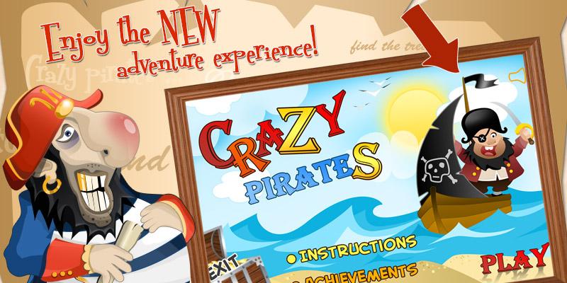 Crazy Pirates TAP & Swipe game截图1