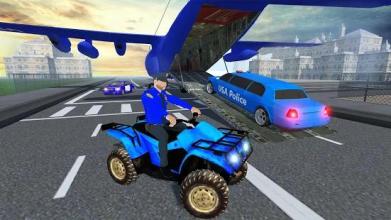 US Police ATV Quad: Transporter Game截图3