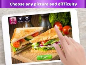 Fast Food Jigsaw Puzzles - Puzzle Games Free截图2