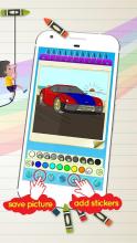 Cars Motorcycle Coloring Pages截图1