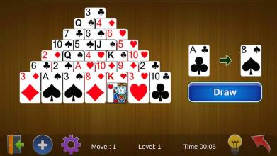 Pyramid Solitaire Card Games Free截图3