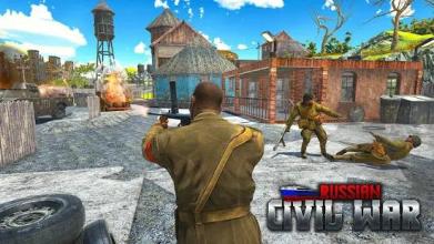 Russian Army Civil War Battlegrounds Survival Game截图3