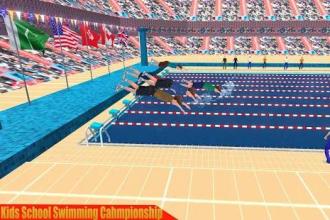 Kids Swimming Pool Water Race Championship截图4