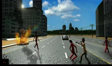 Stickman Crime City Battle : Online Shooter 3D截图1