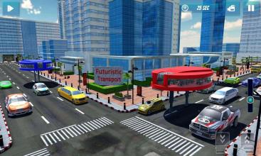 Elevated Bus Simulator: Futuristic Concept Driver截图2