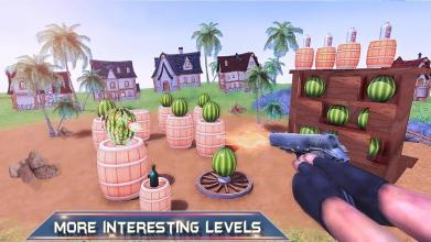 Watermelon Shooter: Free Fruit Shooting Games 2018截图1