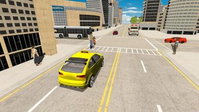 City Crazy Taxi Driving Simulation截图5