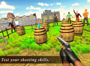 Real Bottle Shoot 3D- Expert Gun Shooting Game截图5