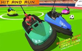 Bumper Cars Driving Fun : Superhero Challenge 2018截图4