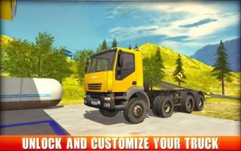 Oil Tanker Truck Games : Euro Truck Simulator 3D截图5