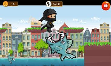 Talking Super Ninja Run Gold截图5