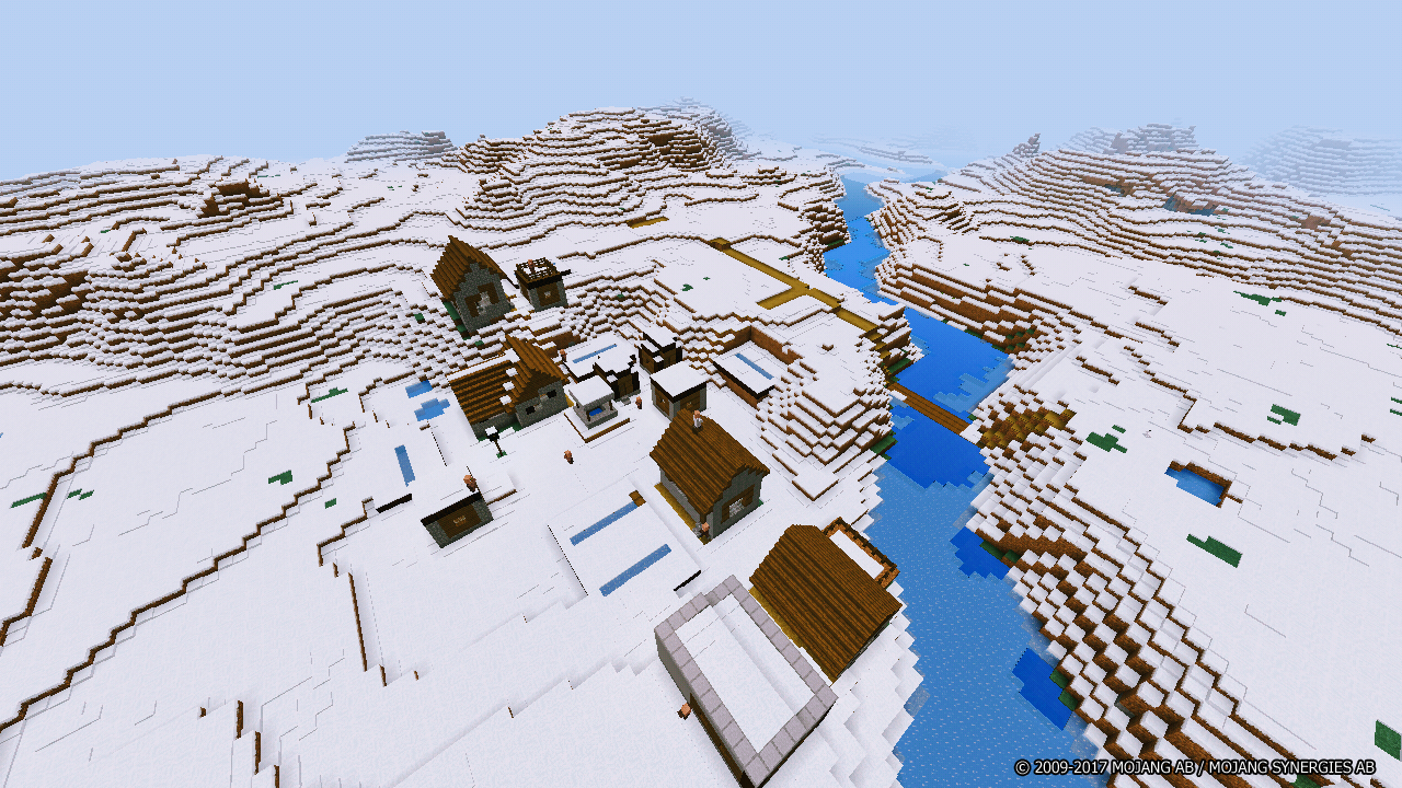 The Arctic Village Minecraft Map截图2