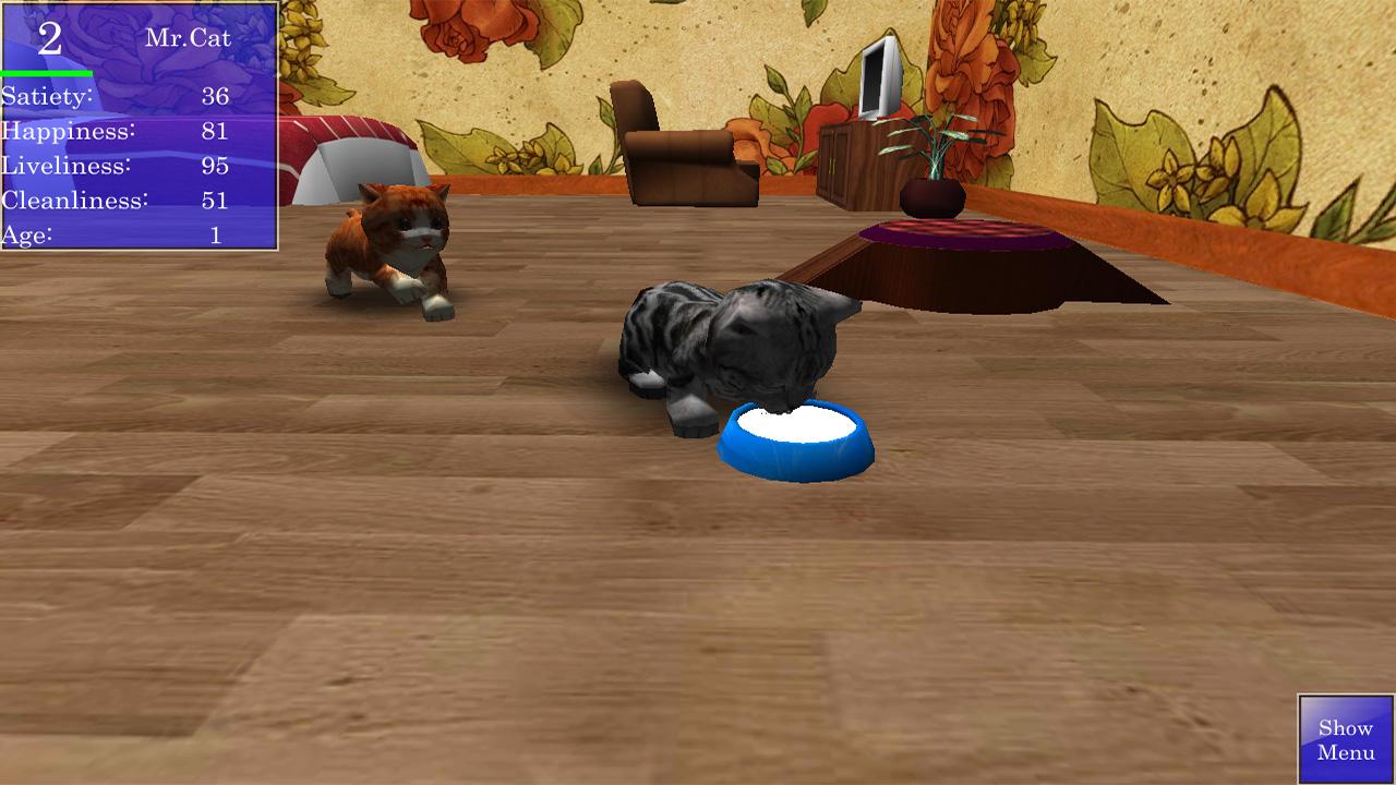 Cute Pocket Cat 3D截图4