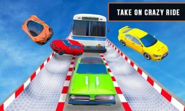 Mega Ramp Impossible Bus Stunt 3D Crazy Challenge截图4