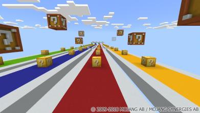 Lucky Blocks Race. MCPE Map截图3