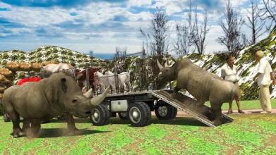 Farm Animal Transporter Truck Simulator 2017截图1